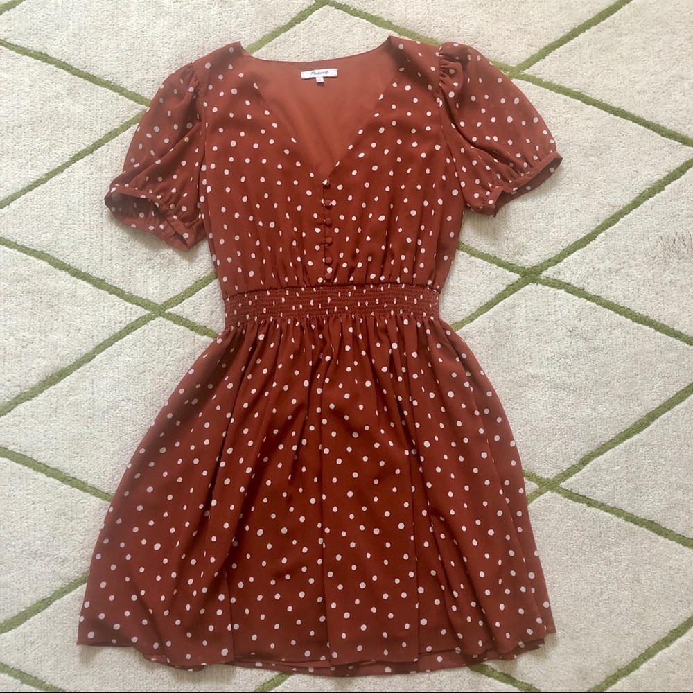 MADEWELL POLKA DOT DRESS